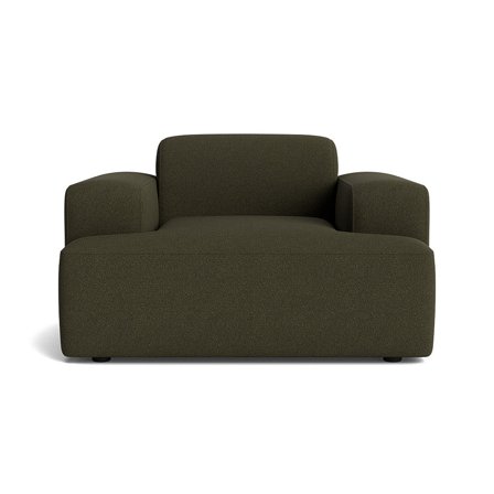 Madrid Lænestol - Loop Grøn - 129x101x75cm - Komfortabel Flyder Design - Matchende Sofa Mulighed - Perfekt til Hjemmet - Grøn