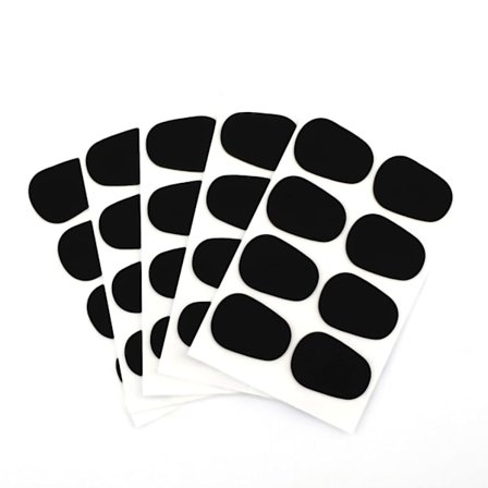 40 st 0,8 mm tjocka Alto/Tenorsaxofon Munstycksplåster (Svart)