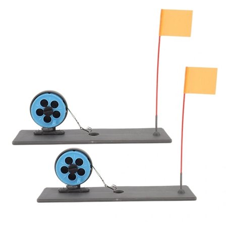 Bærbar Automatisk Isfiskeflag Markør Stang (2 stk.) [CO]