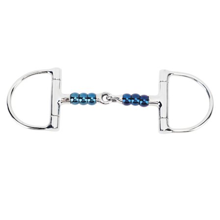 Rustfritt stål 125mm Anti Bite D Ring Snaffle Heste bitt for bruk i ridesport