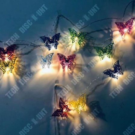 Ljusslinga LED - TD - Fjärilfärg - 2.5m - Inomhus/Ute Dekoration - Flerfärgad