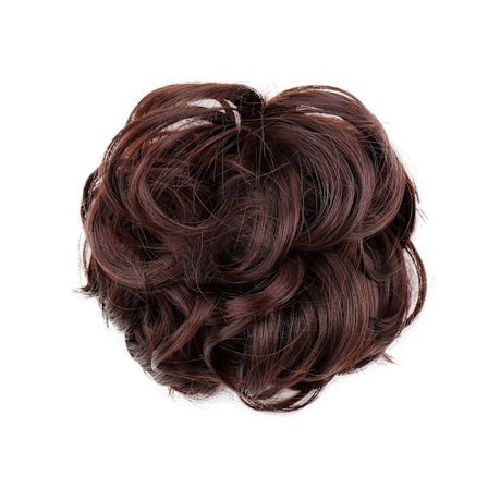 Peruk lockigt hårväska Syntetiska hårklämmor 3 3