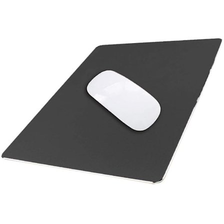 Musematte i metallaluminium, hard, ultratynn, dobbeltsidig design