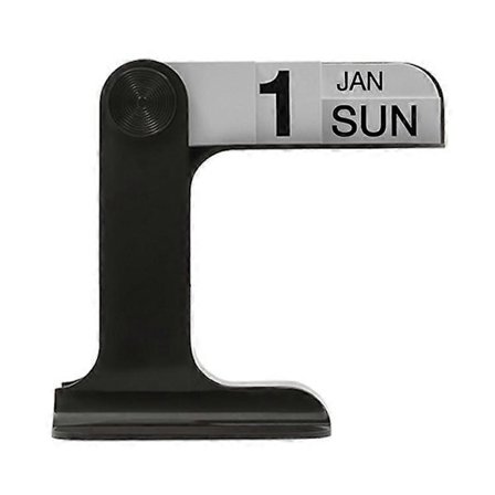 Bordkalender Vendbar Moderne Minimalistisk Stueindretning Daglig Kalender Sort