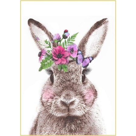 Pääsiäinen, 5D-timanttimaalaussarjat Eläin Kaniini, 30x40 cm (tyyli 4)