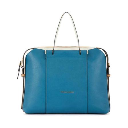 Piquadro, Handbag Ca 4577W92 Blauw, Dames, Maat:ONE Size