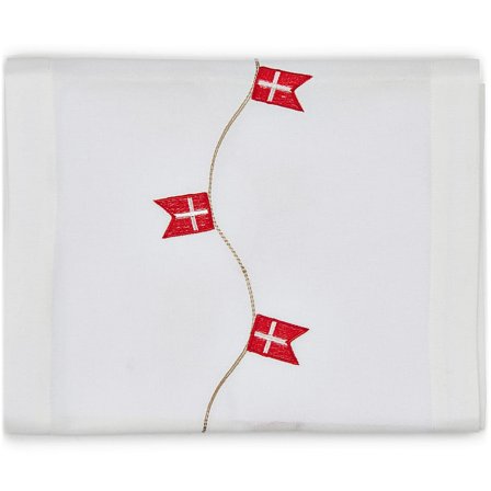 Langkilde & Søn Bordløber med Dannebrogsflag 30x175 cm, Tøj & Bolig, Flag & Fødselsdagsdekoration, Øvrigt