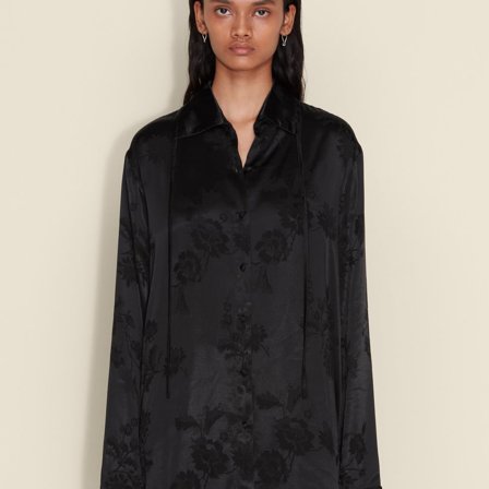 Holzweiler Pom Jaquard Shirt - Black - Women's - L