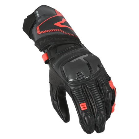 Motocyklové Rukavice Macna Thandor Černá/Červená M
