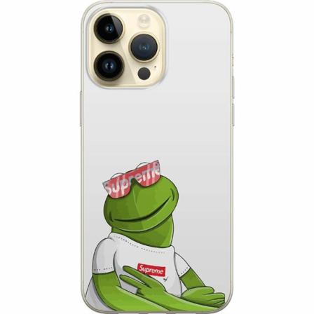 Apple Iphone 14 Pro Max Genomskinligt Skal Kermit Sup