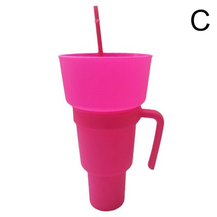 Stadium Tumbler Popcorn Cup Snack Cup Multifunktionell Cup 1000ml