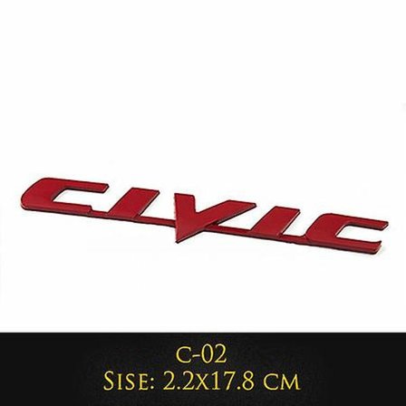 3D Metal Ivtec Bogstav Emblem Badge Mærkat Bil Styling Til Honda Civic Logo Bil Bag Bagagerum Klistermærker Mærkater Auto Tilbehør