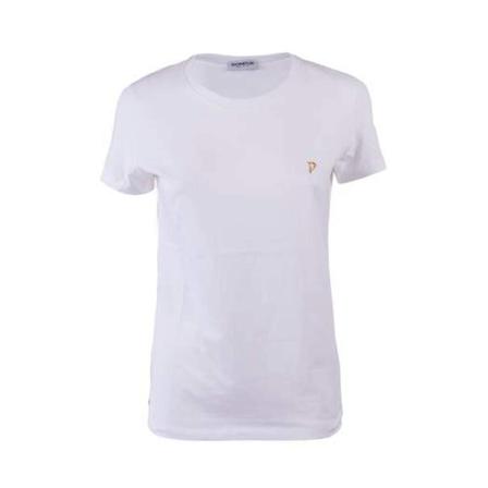 Dondup, T-Shirts Wit, Dames, Maat:M