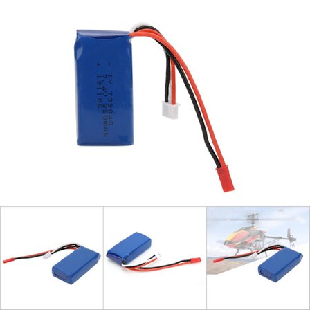 RC Helikopter Batteri 7.4V 850MAH for WLtoys V912 V262 V333 4CH Enkelt Blad RC Helikopter