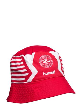 Hmldbu Fan 92 Bucket Hat Accessories Headwear Bucket Hats Rød Hummel