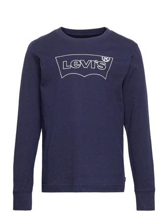 Lvb Ls Graphic Tee Shirt Blue Levi's