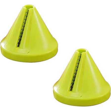 2 stk. Spiralizer Grøntsags Skærer, Håndholdt Spiralizer Grøntsags Frugt Spaghetti Zucchini Noodle Maker Rivjern Skærer, Køkken Gadget Tragt Carr