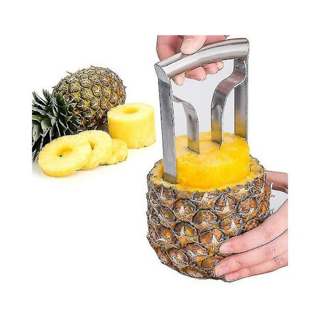 Rustfrit Stål Ananas Skræller Kerneudtager Skærer Køkkenredskaber