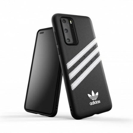 Adidas OR støpt PU-etui for Huawei P40 - svart og hvit