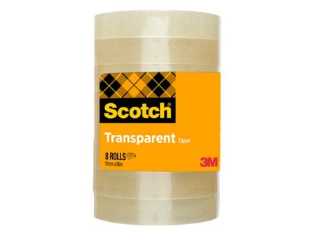 Scotch Tejp 508 genomskinlig 19mmx66m - Lyreco - Kontorsmaterial - Tejp lim och häftmassa - Tejp - Kontor