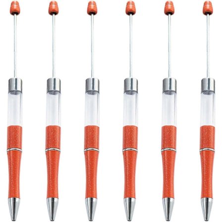 6 kpl Helmillä koristeltava kuulakärkikynä Signature-kynä Sileä kirjoituskynä Tyhjä kynä Helmikynä Paperitarvikekouluun toimistoon