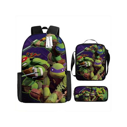 Teenage Mutant Ninja Turtles Ryggsäck Tredelad Set2