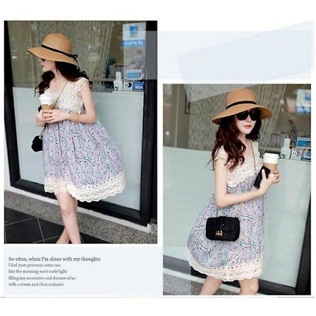 Elegant Dame Sommer Strand Bredbremmet Sol Halmhat