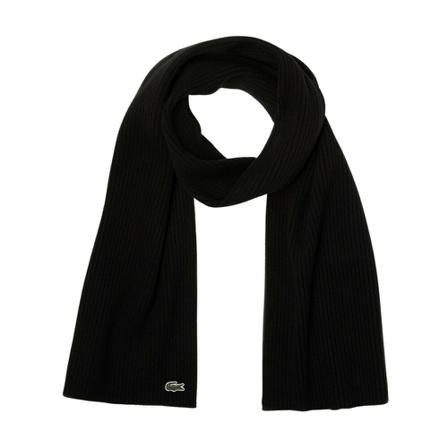 Lacoste scarf , Zwart , Heren , Maat: ONE Size Sjaals