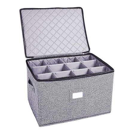 Vinglas Opbevaring Holder 12 Vinglas Eller Vin Foldbar Opbevaringsboks Kan Også Bruges Til Tøj -t