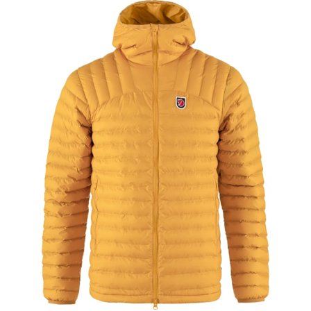 Fjällräven Men's Expedition Lätt Hoodie Jacket in Mustard Yellow | Size: XS, Recycled Polyester
