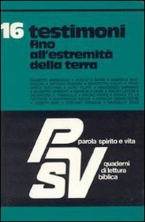 Testimoni fino all'estremità della terra NA