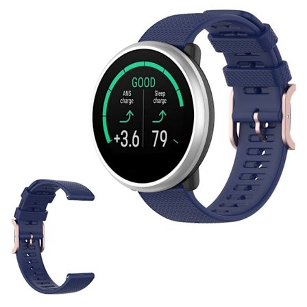 Polar Ignite klockarmband i silikon - Midnattsblå