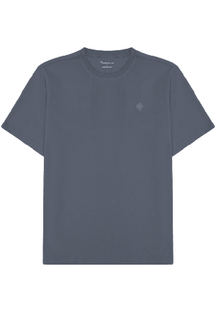 Knowledge Cotton Apparel LOKE badge tee - GOTS/Vegan T-shirts Herr Beige XL