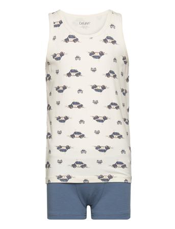 Underwear Set - W. Boy Print CeLaVi Blue