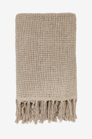 Boel & Jan - Pledd Rugie - Beige - Tepper & pledd - Fra Homeroom