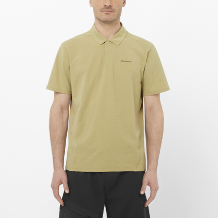 Salomon - Prendas interiores - Partes de arriba Prendas Trackline Polo M - Gray Green