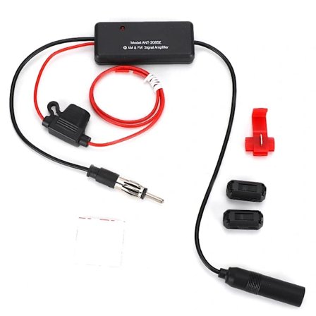 AM FM-radioantennivahvistin magneettirenkaalla ja vahvalla häiriönestolla kohinan vähentämiseksi[co]