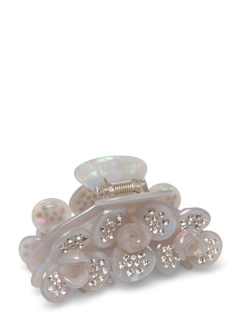 Crystal Floom Hair Claw Silver Becksöndergaard
