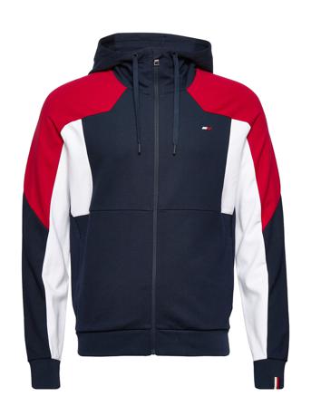 Colorblocked Hoody Hoodie Multi/mönstrad Tommy Hilfiger