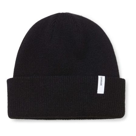 Samsøe Samsøe Hue Beanie Sort, Herre Accessories, Størrelse: ONE Size