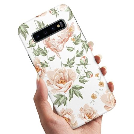 Samsung Galaxy S10 Plus - Skal/Mobilskal Blommönster