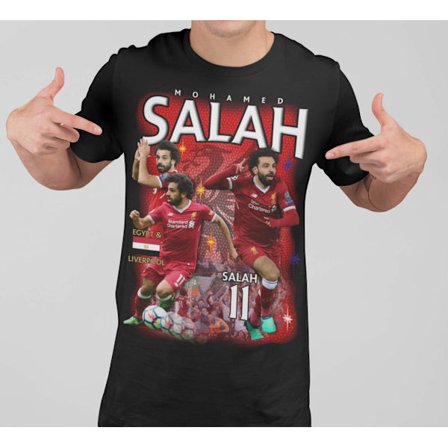 Salah - Liverpool svart t-shirt