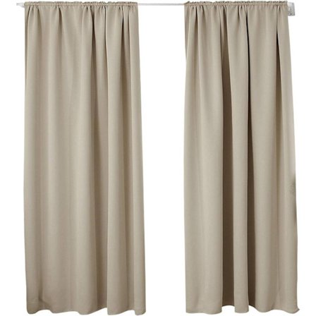 Rootz Premium mørklægningsgardiner - Lysblokerende gardiner - Privatlivsgardiner - 100 % polyester - Termisk isoleret - Energieffektiv - Støjreduceren