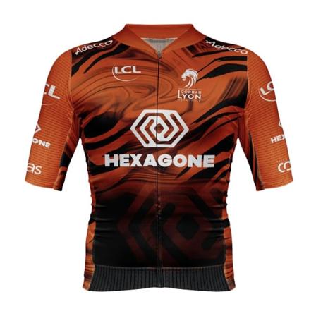 Maillot Hexagone Corbas Lyon Métropole 2023 Cykeltröja Herr Kortärmade Kläder Road Bike Shirts Kostym Cykel Bib ShortsMTB 4 5XL