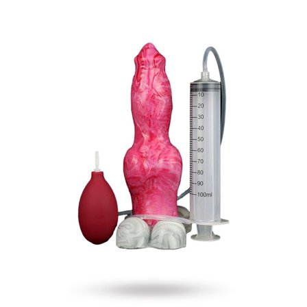 Monster Ejaculator Dildo Sortol 23 cm - Vuxen.se - Sprutdildos, dildo med sprutfunktion