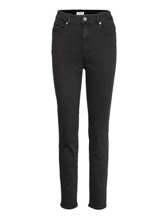 Denim Trousers Clara Black Black Lindex
