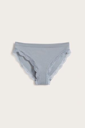 Brief seamless alushousut | Vaaleansininen | Naiset | Kappahl