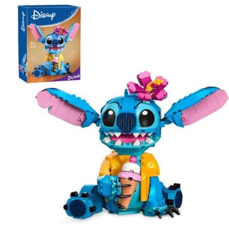 Spesialtilbud: Stitch, et konstruksjonsleketøy for barn som er en utmerket gave til fans av den berømte filmen 'Lilo & Stitch', fra 9 år og oppover.