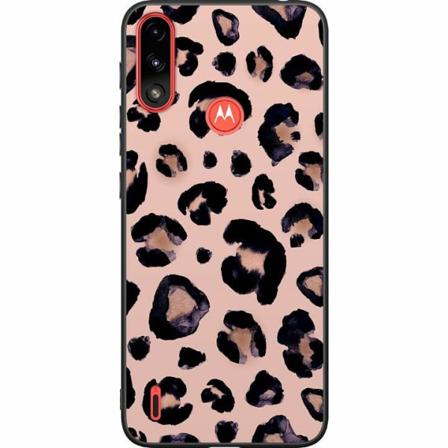 Motorola Moto E7i Power Svart Skal Pretty Leo