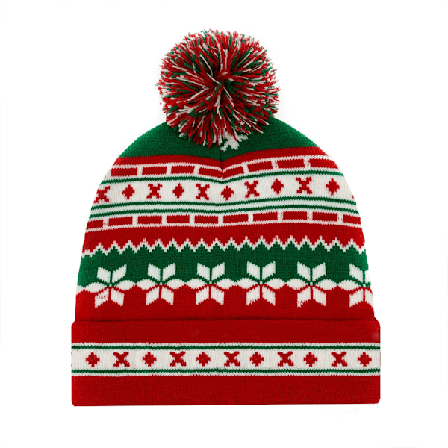 Unisex Julehat Vinter Strikket Hæklet Beanie Julemand Hat, ZQKLA